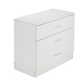 ZNTS [FCH] Modern Simple 3-Drawer Dresser White 80193999