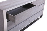 ZNTS Modrest Arlene Modern Grey Elm Dresser B04961653