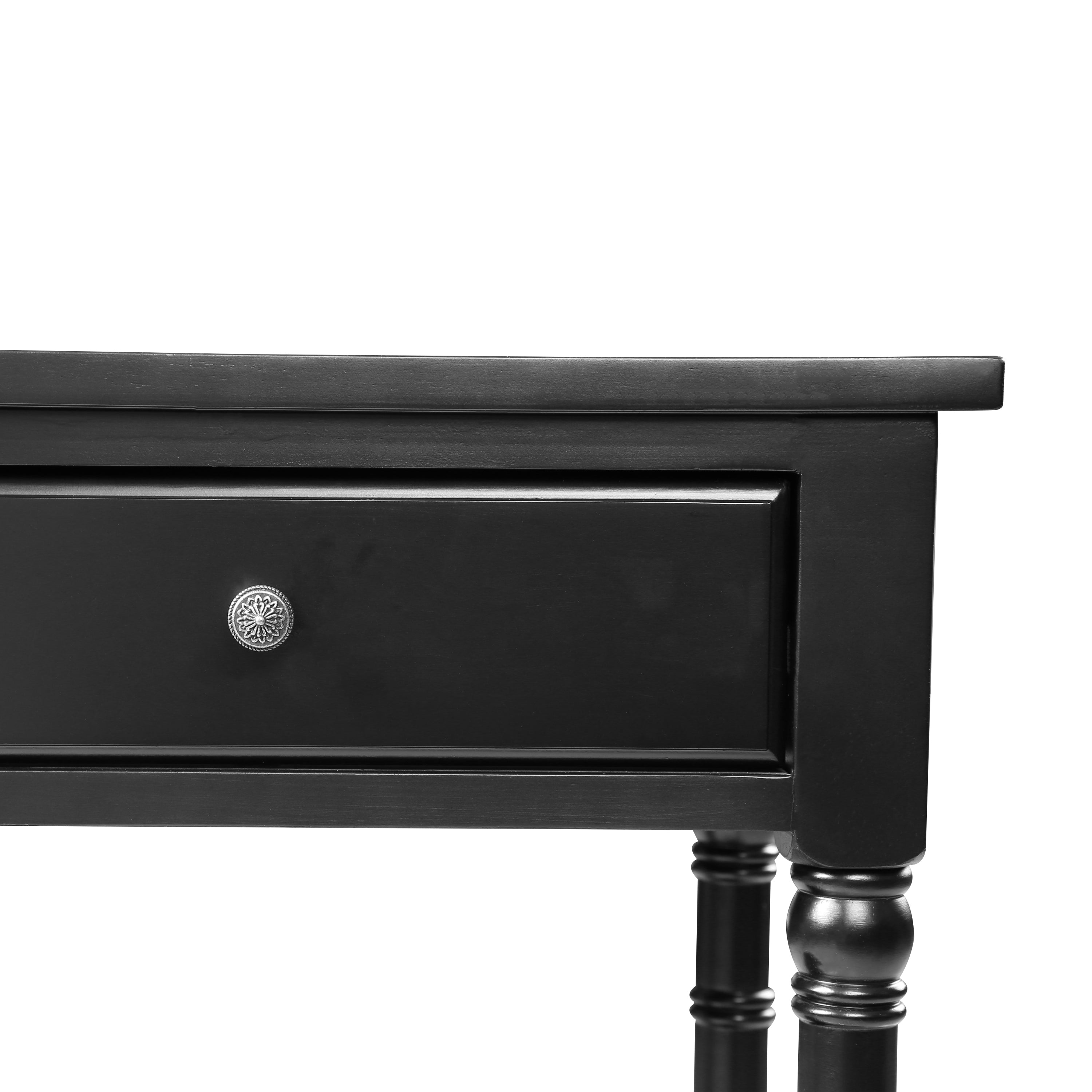 ZNTS American solid wood sofa table SFZ-004-BK