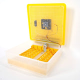 ZNTS 48-Egg Practical Fully Automatic Poultry Incubator Yellow & Transparent 76829079