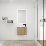 ZNTS Bathroom Vanity with Sink 22 Inch for Small Bathroom,Floating Bathroom Vanity with Soft Close W99968770