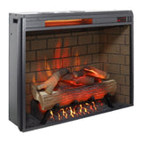 ZNTS 28inch Infrared Electric Fireplace Insert, Touch Panel Home Decor Heater, Smokeless Firebox With W1769133977