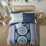 ZNTS Boho Comforter Set with Bed Sheets B03595854