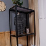 ZNTS Heavy Duty Clothing Garment Rack, Freestanding Clothing Rack, Portable Closet Wardrobe with 1 65320198