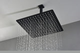 ZNTS Matte Black Bathroom Luxury Combo Set Ceiling Mounted Rainfall W92867785