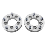 ZNTS 2pcs Professional Hub Centric Wheel Adapters Silver 38434726