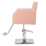 ZNTS PVC leather aluminum alloy foot pedal rivet type square chassis high oil pump barber chair 150kg 96072423