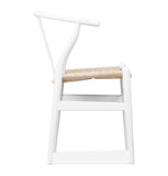 ZNTS Dagmar Chair - White & Natural Cord DAGMAR-WHITE-NATCORD