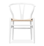 ZNTS Dagmar Chair - White & Natural Cord DAGMAR-WHITE-NATCORD