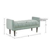 ZNTS Upholstered Modern Accent Bench B035118525