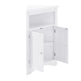 ZNTS sideboard cabinet,corner cabinet,Bathroom Floor Corner Cabinet with Doors and Shelves, Kitchen, W1781108580