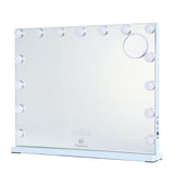 ZNTS Makeup Mirror With 15pcs LED Light Music Speaker Tabletop Or Wall Mounted 64880993