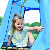 ZNTS Kids Climbing Dome with Canopy and Playmat - 10 ft Jungle Gym Geometric Playground Dome Climber Play MS292400AAC
