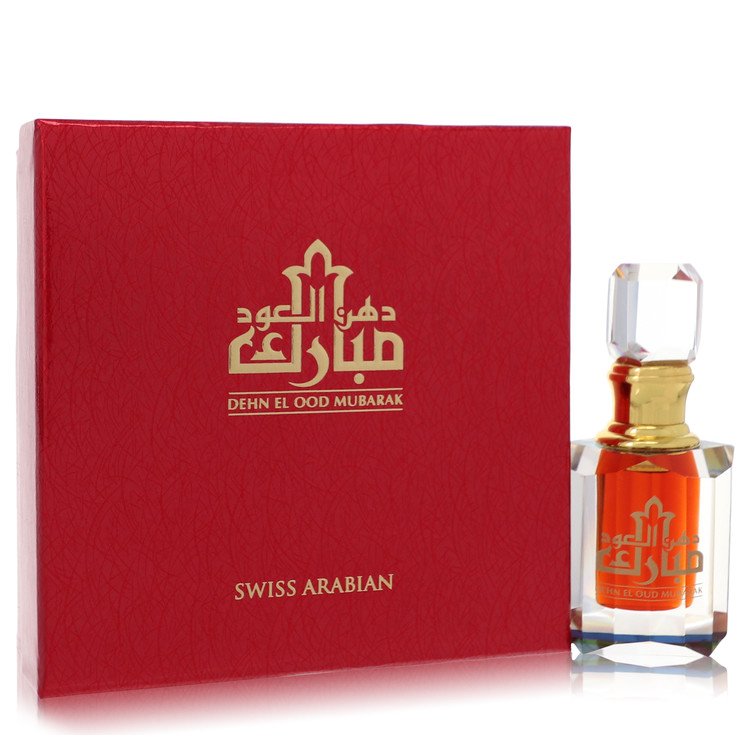 Dehn El Oud Mubarak by Swiss Arabian Extrait De Parfum .20 oz for Men FX-546400