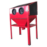 ZNTS 60 Gallon Bench Top Air Sandblasting Cabinet Sandblaster Blast Large Cabinet Red 75207636