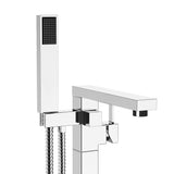 ZNTS Freestanding Bathtub Faucet with Hand Shower W1533125013