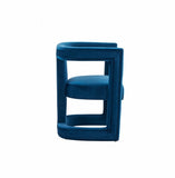 ZNTS Modrest Kendra Modern Blue Fabric Accent Chair B04961577