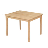 ZNTS Children's Wooden Table And Chair Set Pine 67817123