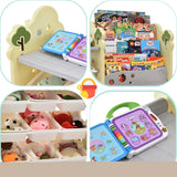 ZNTS Kids Toy Organizer with 9 Bins, Multi-functional Nursery Organizer Kids Furniture Set Toy PP300102AAF