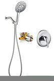 ZNTS 6 In. Detachable Handheld Shower Head Shower Faucet Shower System D92101CP-6