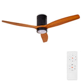 ZNTS 52 Inch Solid Wood Ceiling Fans with Lights W1891134116