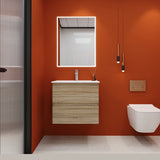 ZNTS 24" Bathroom Vanity With Gel Basin Top W99965570