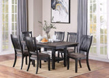 ZNTS Dark Coffee Classic Wood Kitchen Dining Room Set of 2 Side Chairs Fabric upholstered Seat Unique B01183542