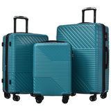 ZNTS Hardshell Luggage Sets 3 Piece double spinner 8 wheels Suitcase with TSA Lock Lightweight PP304127AAF