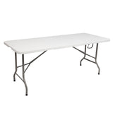 ZNTS 6FT Outdoor Courtyard Foldable Long Table 40606722