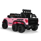 ZNTS Electric 12V Battery Pink Kids Ride On Truck Car Pickup w/ RC LED MP3 55971555
