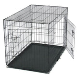 ZNTS 42" Pet Kennel Cat Dog Folding Steel Crate Animal Playpen Wire Metal 14942781