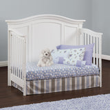ZNTS Glendale 4-in-1 Convertible Crib Pure White B02263733