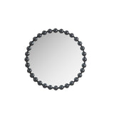 ZNTS Beaded Round Wall Mirror 27"D B03599369