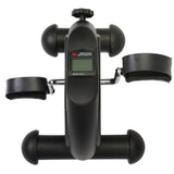 ZNTS Portable Stationary Indoor MINI Exercise Machine Bike with LCD Display Calorie Counter - balck W2181P151953