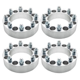 ZNTS 2pcs Professional Hub Centric Wheel Adapters for Dodge Ram 2500/3500 Ford F-250/F-350 Silver 13930291