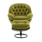 ZNTS Accent chair TV Chair Living room Chair with Ottoman-FRUIT GREEN W67641179