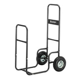 ZNTS Firewood Cart 220LBS with Large Wheels, Fireplace Log Rolling Caddy Hauler, Wood Mover Outdoor 48004071