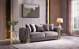 ZNTS Impreza Modern Style Sofa in Silver B009141290