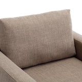 ZNTS Single Seat Module Sofa Sectional Couch,Cushion Covers Non-removable Non-Washable,Linen fabric W1439118790