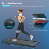ZNTS Under Desk Treadmill Walking Pad with Remote Controll, Heavy Duty 2.5HP 300LBS W136259199