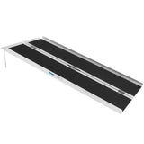 ZNTS Non-Skid Wheelchair Ramp 5FT, Threshold Ramp with a Non-Slip Surface, Portable Aluminum Foldable 22490796