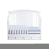 ZNTS Winchester 4-in-1 Convertible Crib White B02257213