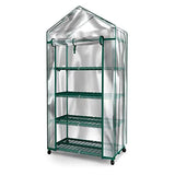 ZNTS Mini Greenhouse - 4 Tiers Indoor Outdoor Greenhouse With wheels-Use in Any Season for Plants 05047247