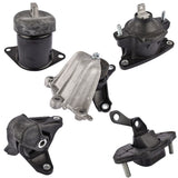 ZNTS 5PCS Engine Motor and Trans Mount Kit for 2008-2012 Honda Accord 2.4L Auto Trans A4565, A4570, 18905087