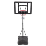 ZNTS HY-B064S Portable Movable Swimming Pool PVC Transparent Backboard Basketball Stand 91694053