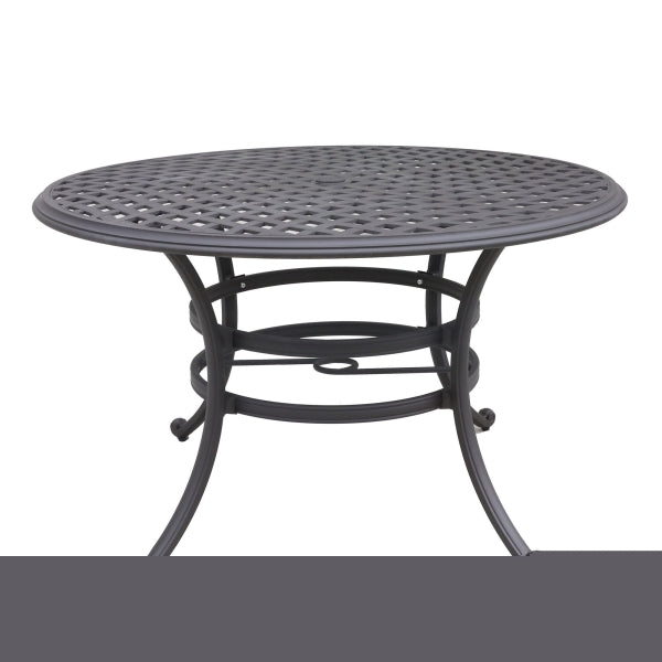 ZNTS Round Dining Table, Espresso Brown ABQ-AHF-LD7289A-49