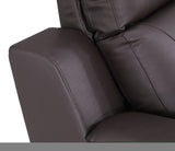 ZNTS Global United Reclining Modern Leather Air Upholstered Chair B05777740