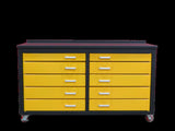 ZNTS 6ft Storage Cabinet with Workbench W2089139495
