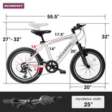 ZNTS A20215 Kids Bicycle 20 Inch Kids Montain Bike Gear Shimano 7 Speed Bike for Boys and Girls W1856P151701