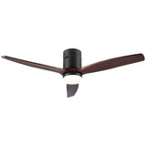 ZNTS 52 In.Intergrated LED Low Profile Ceiling Fan with Dimmable Light W136782845